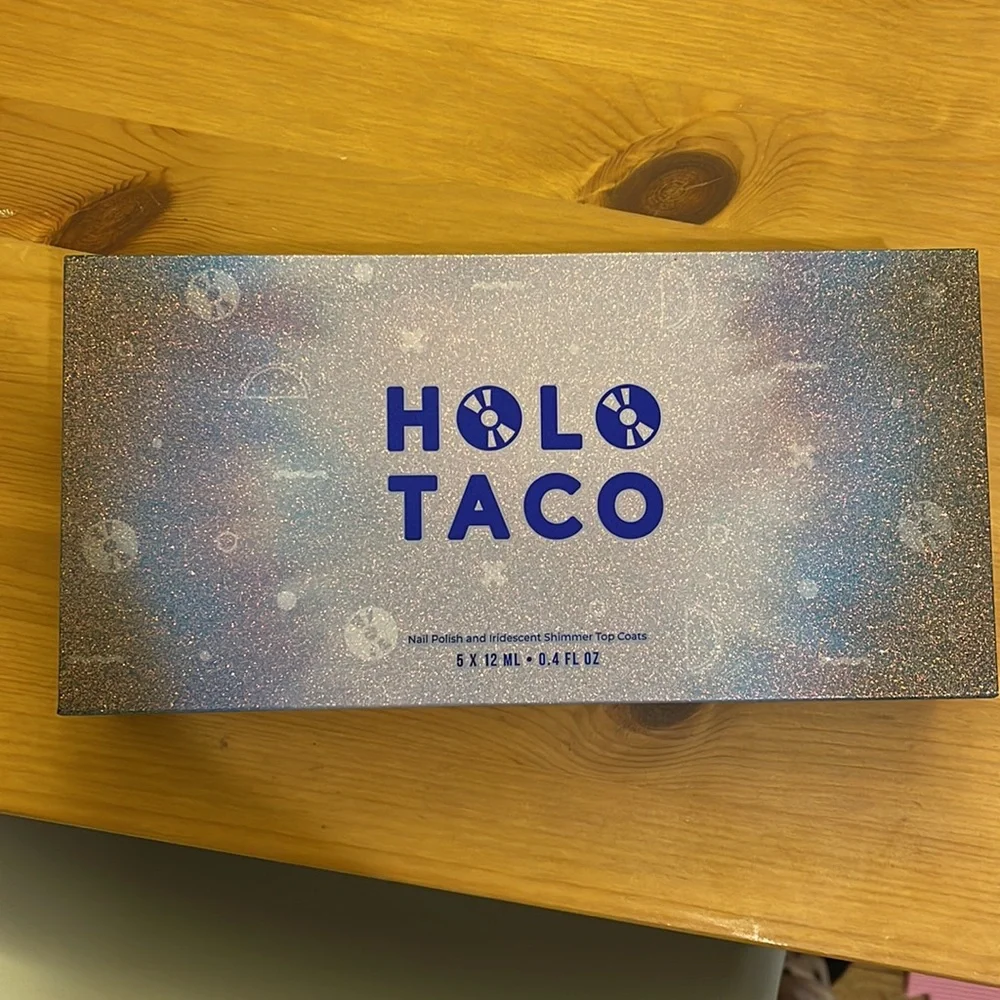 Iridescent Shimmer collection sparkly box from Holo taco